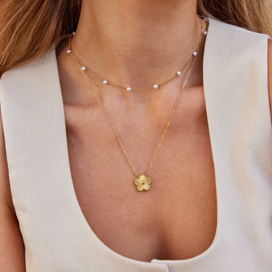Collier en perles de Ren