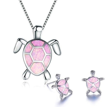 Ensemble de Bijoux Tortue Opale