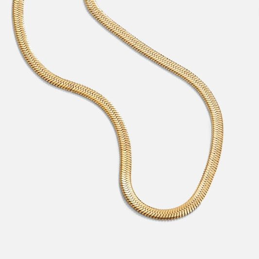 Collier en chaîne dorée